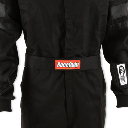 RaceQuip Black SFI-1 1-L Suit - Small