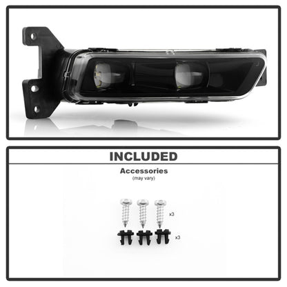Spyder 17-21 Jeep Grand Cherokee SRT OEM LED Fog Lights - Right (FL-JGC17-LED-R)