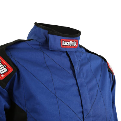 RaceQuip Blue Chevron-1 Suit - SFI-1 Medium