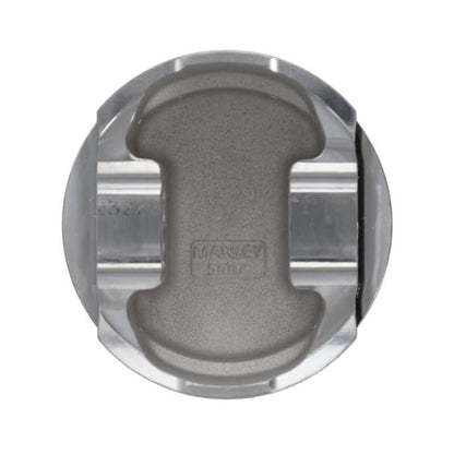 Manley Mitsubishi 4G63T 86.5mm (+1.5mm) -2cc Dome Extreme Duty Platinum Series Pistons w/ Rings