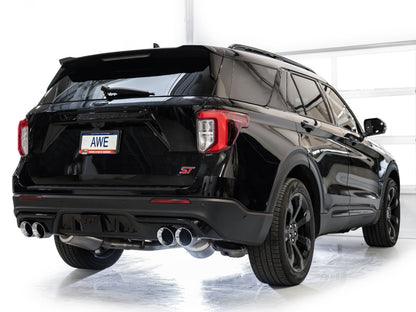AWE Tuning 20-25 (Only Certain 2026 Models) Ford Explorer ST Touring Ed. Exhaust w/Chrome Silv Tips