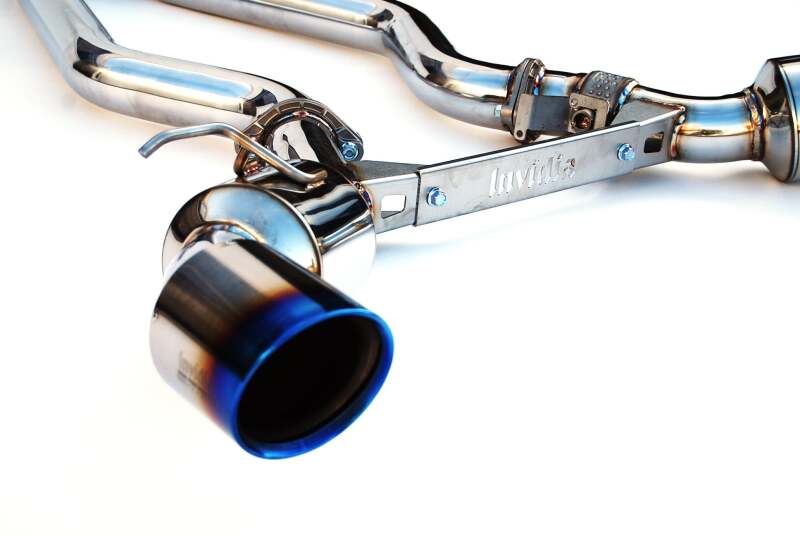 Invidia 2019+ Toyota Supra Dual N1 w/ Valve Rolled Titanium Tip Cat-back Exhaust