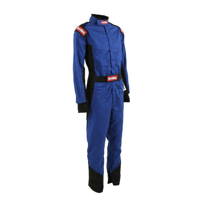 RaceQuip Blue Chevron-1 Suit - SFI-1 Medium