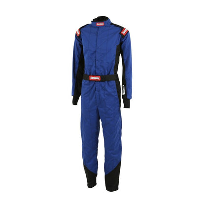 RaceQuip Blue Chevron-1 Suit - SFI-1 Medium