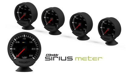 GReddy Sirius Unify Water Temperature Gauge Set (Sirius Meter w/Water Temp Sensor Set & Vision Disp)