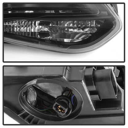 xTune 12-14 Ford Focus Projector Halogen Headlights - Black (PRO-JH-FFO12-AM-BK)