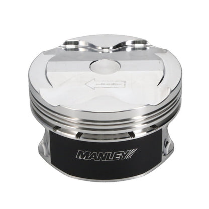 Manley 2018+ Ford Coyote 5.0L 6.75cc Dish 3.700in Bore 12:1 CR 22mm Pin Platinum Ext Duty Piston