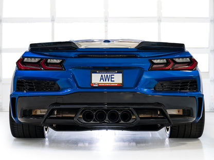 AWE Tuning 2023 C8 Corvette Z06 SwitchPath Cat-Back Exhaust - Diamond Black Tips