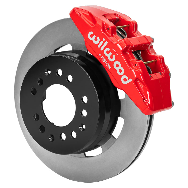 Wilwood kit front DP6 wwe 2IN. drop alum pro spindle 12.19 rotor red