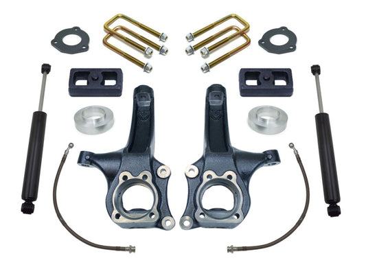 MaxTrac 15-18 Chevrolet Colorado 2WD 6.5in/3in MaxPro Spindle Lift Kit w/MaxTrac Shocks