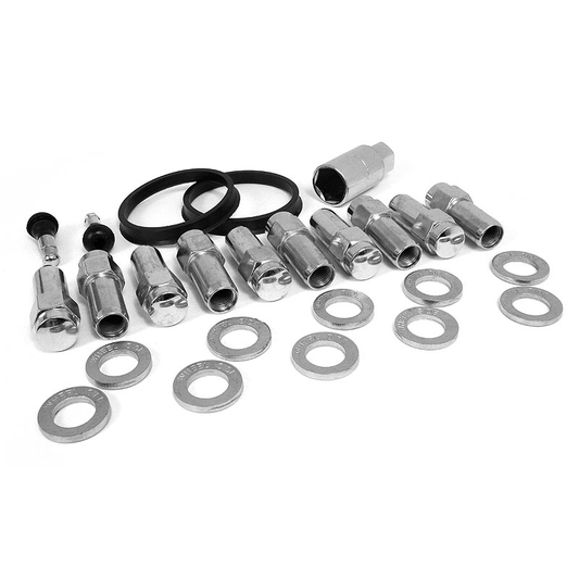 Race Star 12mm x 1.5 1.00in Shank w/ 13/16in Head Closed End Lug Kit (70.3 Hubring) - Set of 10