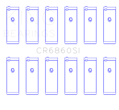 King Engine Bearings GM Vortec 254 Rod Bearings