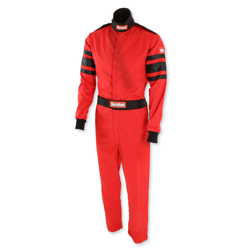 RaceQuip Red SFI-1 1-L Suit - Medium Tall