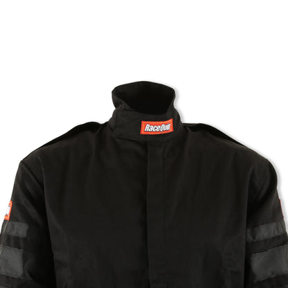 RaceQuip Black SFI-1 1-L Suit - 3XL
