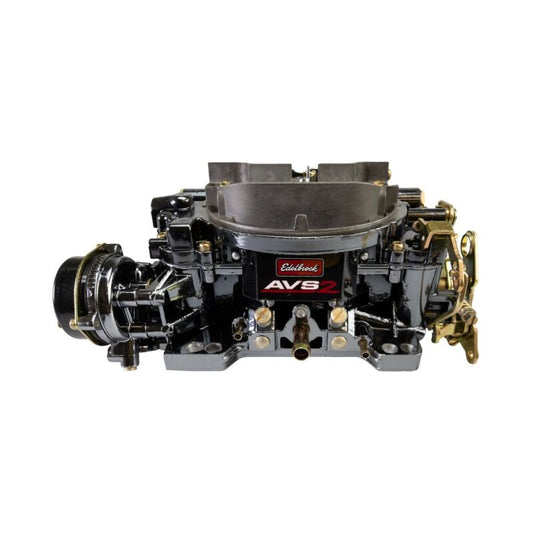 Edelbrock Carburetor AVS2 Series 650 CFM Electric Choke - Black Plasma Finish