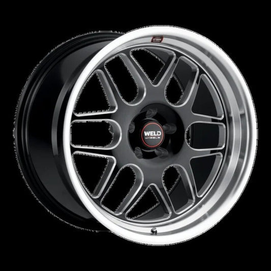 Weld Solana 20x9.5 / 5x127 BP / ET0 / 78.1mm Bore - Gloss Black MIL DIA Wheel