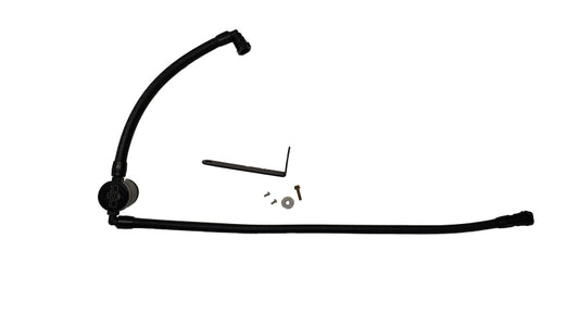 J&L 2025 Ford Transit 150/250/350 3.5L Oil Separator - Black Anodized