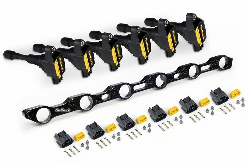 Haltech Toyota 1JZ/2JZ (Incl. VVTi) R35 Coil Conversion Kit w/Bracket & Connectors