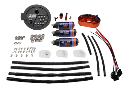 DeatschWerks 20-24 A90/91 Toyota Supra/G8X BMW M3/M4 Fuel Pump Module w/Triple DW420s