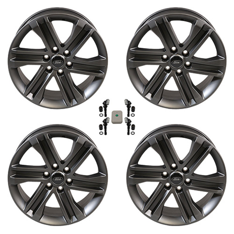 Ford Racing 2024+ Ford F-150 20in x 8.5in Dark Alloy Wheel Kit