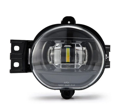 AlphaRex 02-08 Dodge Ram 1500/03-09 Ram 2500/3500 DoubleTap Dual Color LED Proj Fog Lights - Wt/Ambr