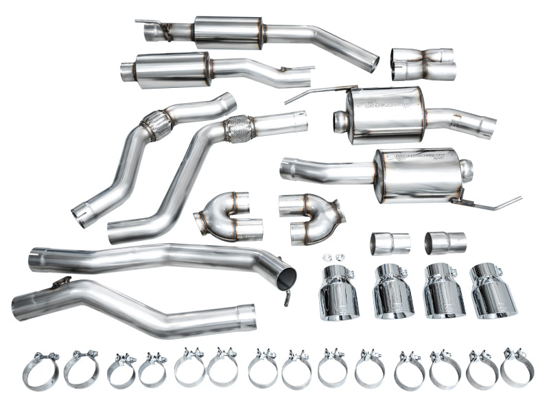 AWE Tuning 20-25 (Only Certain 2026 Models) Ford Explorer ST Touring Ed. Exhaust w/Chrome Silv Tips