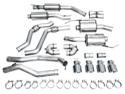 AWE Tuning 20-25 (Only Certain 2026 Models) Ford Explorer ST Touring Ed. Exhaust w/Chrome Silv Tips