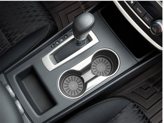WeatherTech Car Coasters (2 Small x 3-1/8in. & 2 Large x 3-7/16in.) - 4pk - Black