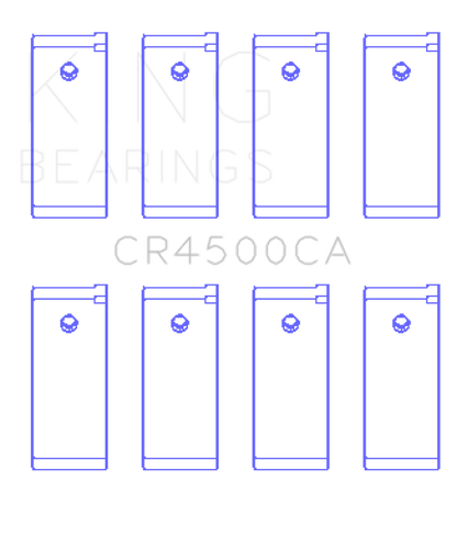 King Engine Bearings Nissan Yd22/Yd25 (Size +0.50mm) Connecting Rod Bearing Set