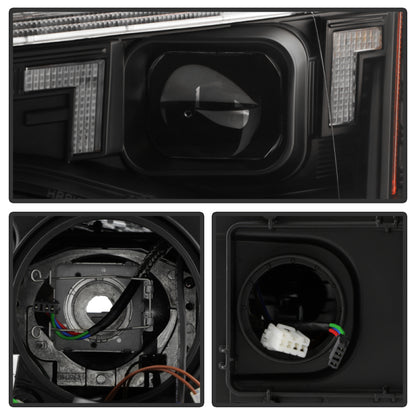 Spyder 13-17 Audi A5 HID Model Only Projector Headlights - Black (PRO-YD-AA513HIDSI-SEQGR-BK)