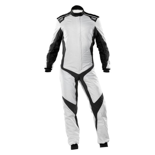 OMP One Evo X Overall Silver/Black - Size 54 (Fia 8856-2018)