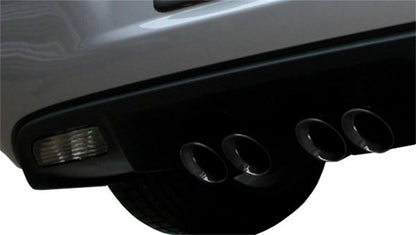 Corsa 07-08 Corvette 2.5in. Sport Series Cat-Back Dual Rear Exit with Twin 3.5in. BLK PVD Tips