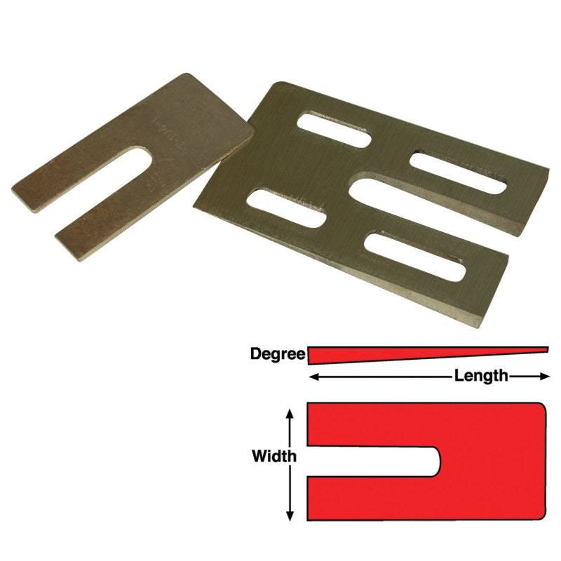 SPC Performance MBZ SHIMS 4X6.5X4 deg.(6)
