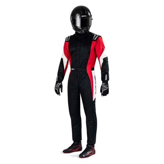 Sparco Suit Competition (Boot Cuff) 64 Black/ White
