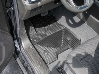 WeatherTech 23-26 Chevrolet Colorado 1st Row Front All-Weather Floor Mats - Black