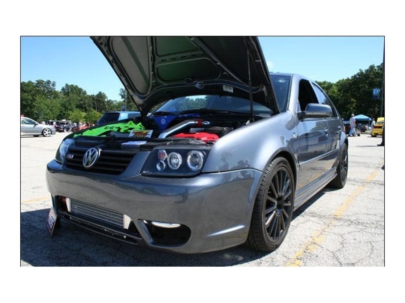 Spyder Volkswagen Jetta 99-05 Projector Headlights DRL Blk PRO-YD-VJ99-DRL-BK