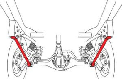 SPC Performance 08+ Toyota Landcruiser Rear Lower Control Arms (Pair)