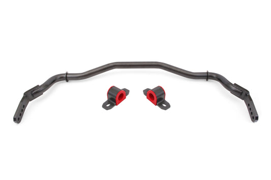 BMR 15-22 S550 Mustang Sway Bar Kit Front Hollow 38mm 3-Hole Adjustable Black Hammertone