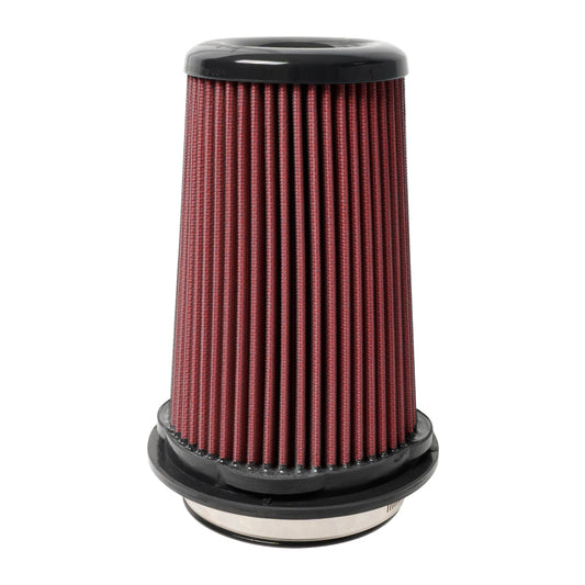 Injen 8-Layer Oiled Cotton Gauze Air Filter w/ Twist Lock - 4in ID / 6in Base / 7.75in H