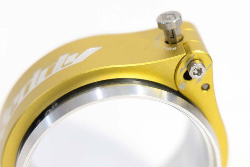GReddy 3.0 Inch Gold Anodized Aluminum Boost Tube Clamp Set