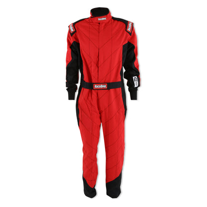 RaceQuip Red Chevron-1 Suit - SFI-1 3XL