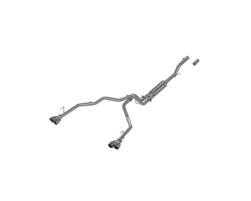 MBRP 21-24 Chevrolet Surburban XL 5.3L 3in Aluminized 2.5in Dual Split Carbon Fiber Cat-back