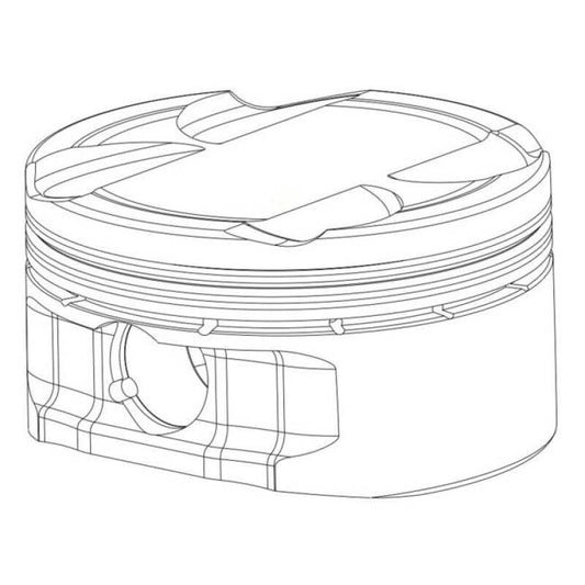 CP Piston Skirt & Dome Piston Coating Package (Per Piston)