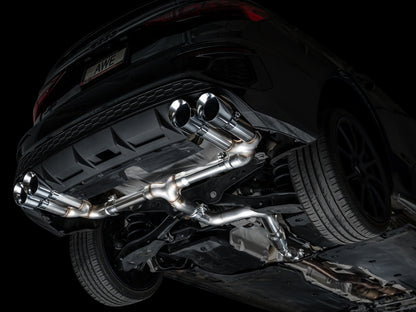 AWE Tuning 22-24 Audi 8Y S3 Track Edition Exhaust - Chrome Silver Tips
