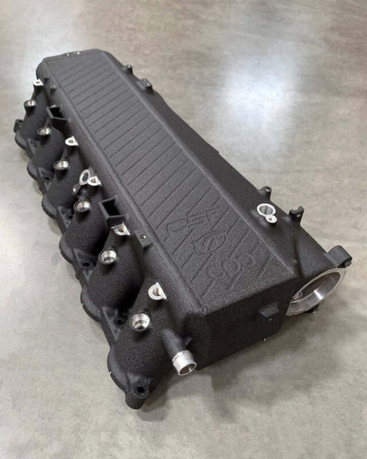 CSF BMW Gen 1 B58 Charge-Air-Cooler Manifold - Crinkle Black