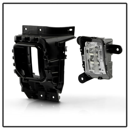 Spyder 21-23 GMC Yukon (Excl AT4) OEM Full LED Fog Lights w/Switch - Clear (FL-GY21-LED-C)