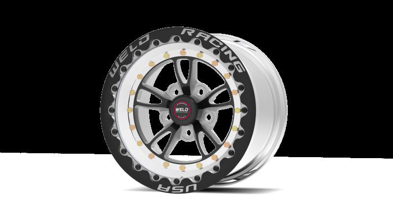 Weld Full Throttle 1-Piece 15x8 / 5x4.5 BP / 3.5in. BS Black Wheel