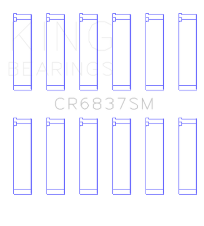 King Engine Bearings Honda J30/J36 (Size +0.75mm) Connecting Rod Bearing Set