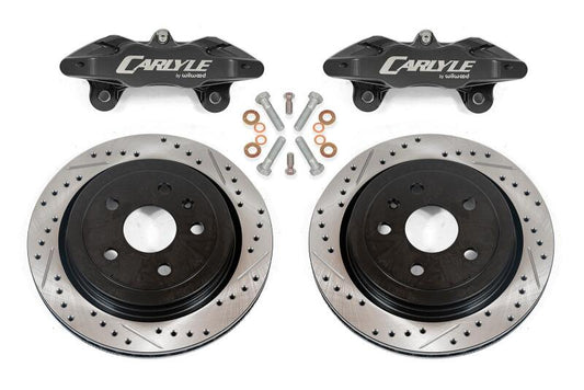 BMR Suspension 08-09 Pontiac GT Brake Kit for 15in Conversion Drilled & Slotted Rotors - Black