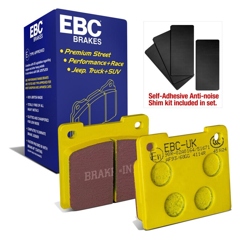 EBC 66-74 Lotus Elan 1.6 Yellowstuff Front Brake Pads